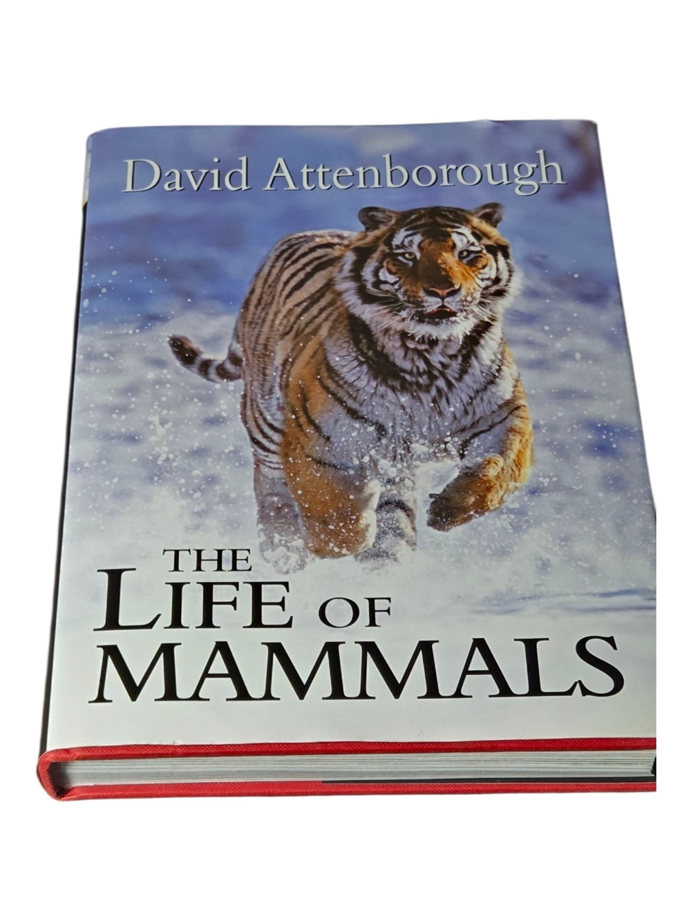 David Attenborough The Life of Mammals Coffee Table Book - Blue & Brown